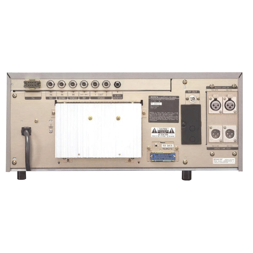 Sony U-Matic Player / Recorder - U-Matic SP - Sony VO-9600