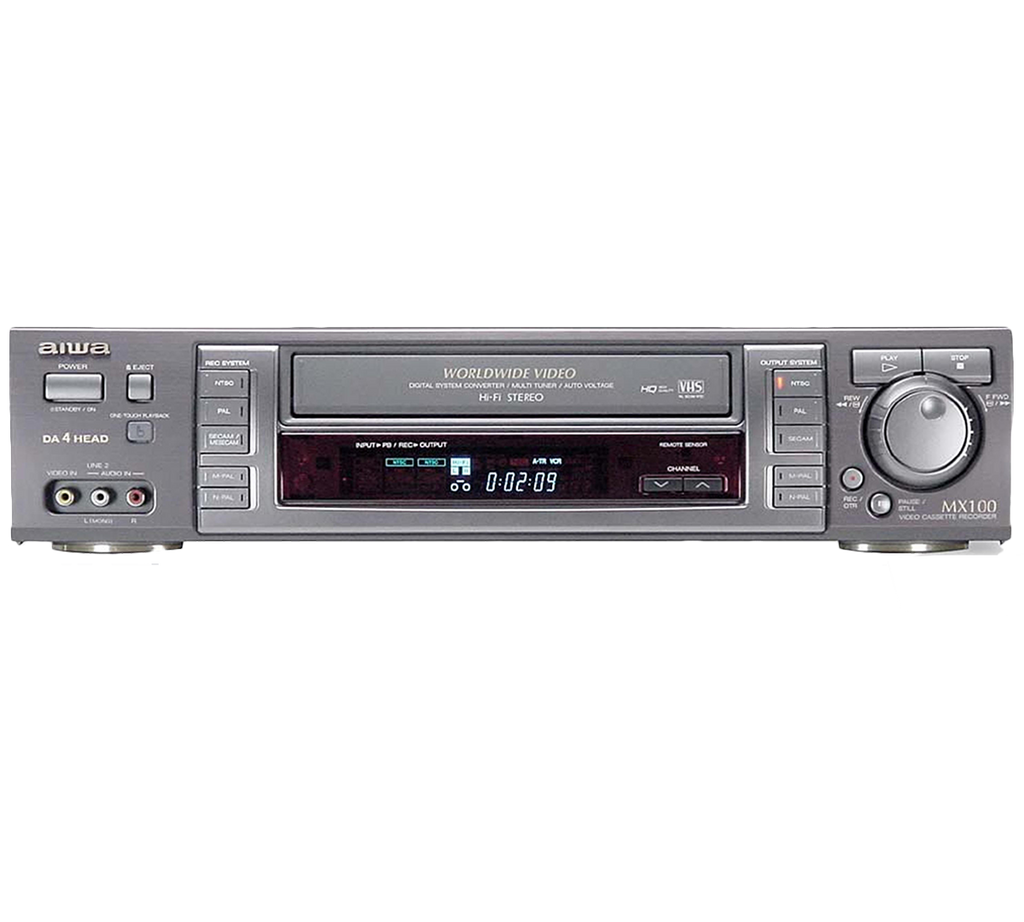 Aiwa Converting VCR - Multi-System - VHS - Aiwa HV-MX100