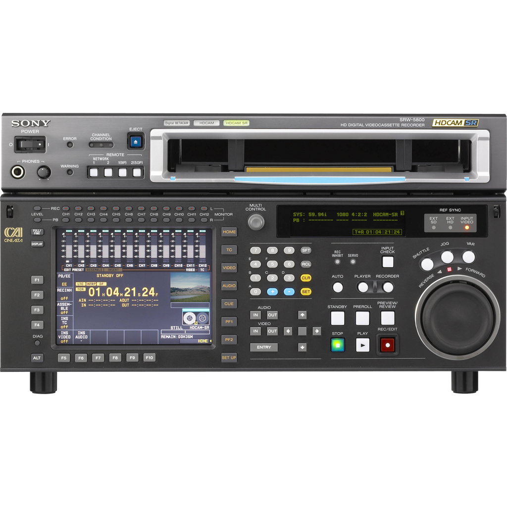 Sony HDCAM Video Recordre - Studio - Sony SRW-5800/2 HDCAM-SR