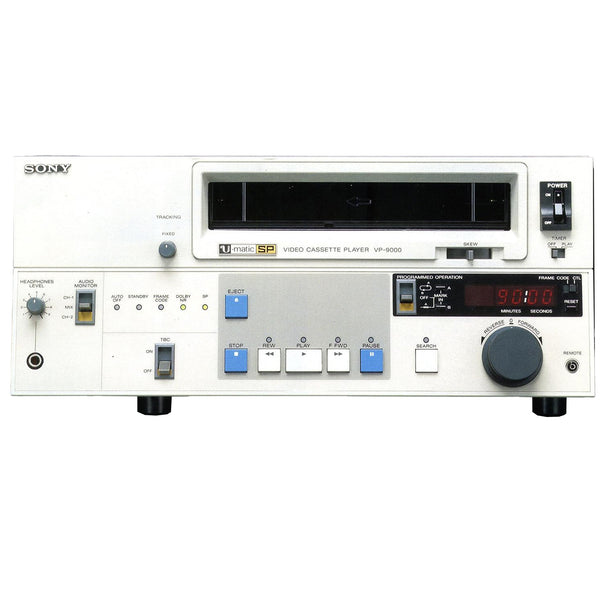 Sony U-Matic Player - U-Matic SP - Sony VP-9000