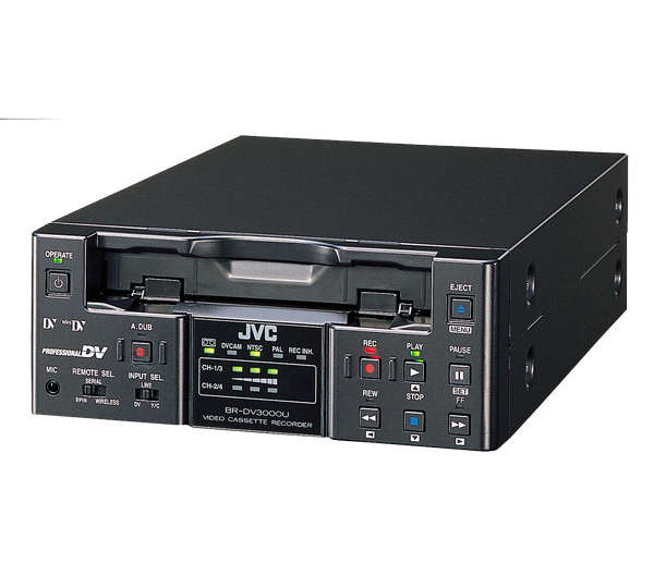 JVC DV VTR - Professional DV Compact Editing VTR -  JVC BR-DV3000U