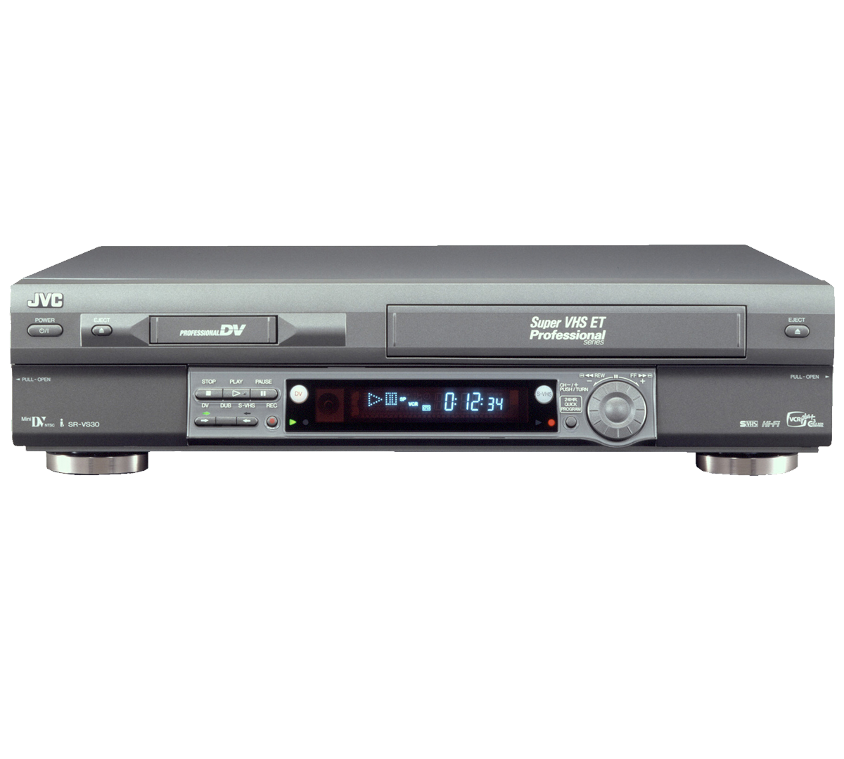 JVC PAL Combo VCR - PAL Signal S-VHS / MiniDV VCR - JVC SR JVC PAL Combo VCR - PAL Signal S-VHS / MiniDV VCR - JVC SR