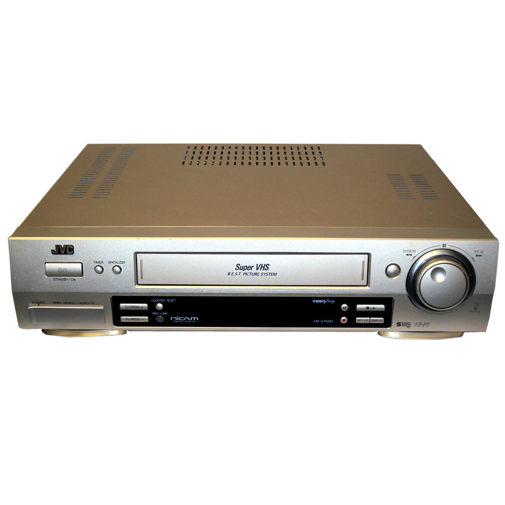 JVC PAL VCR - PAL Signal S-VHS / VHS VCR - JVC HR-S7500EK