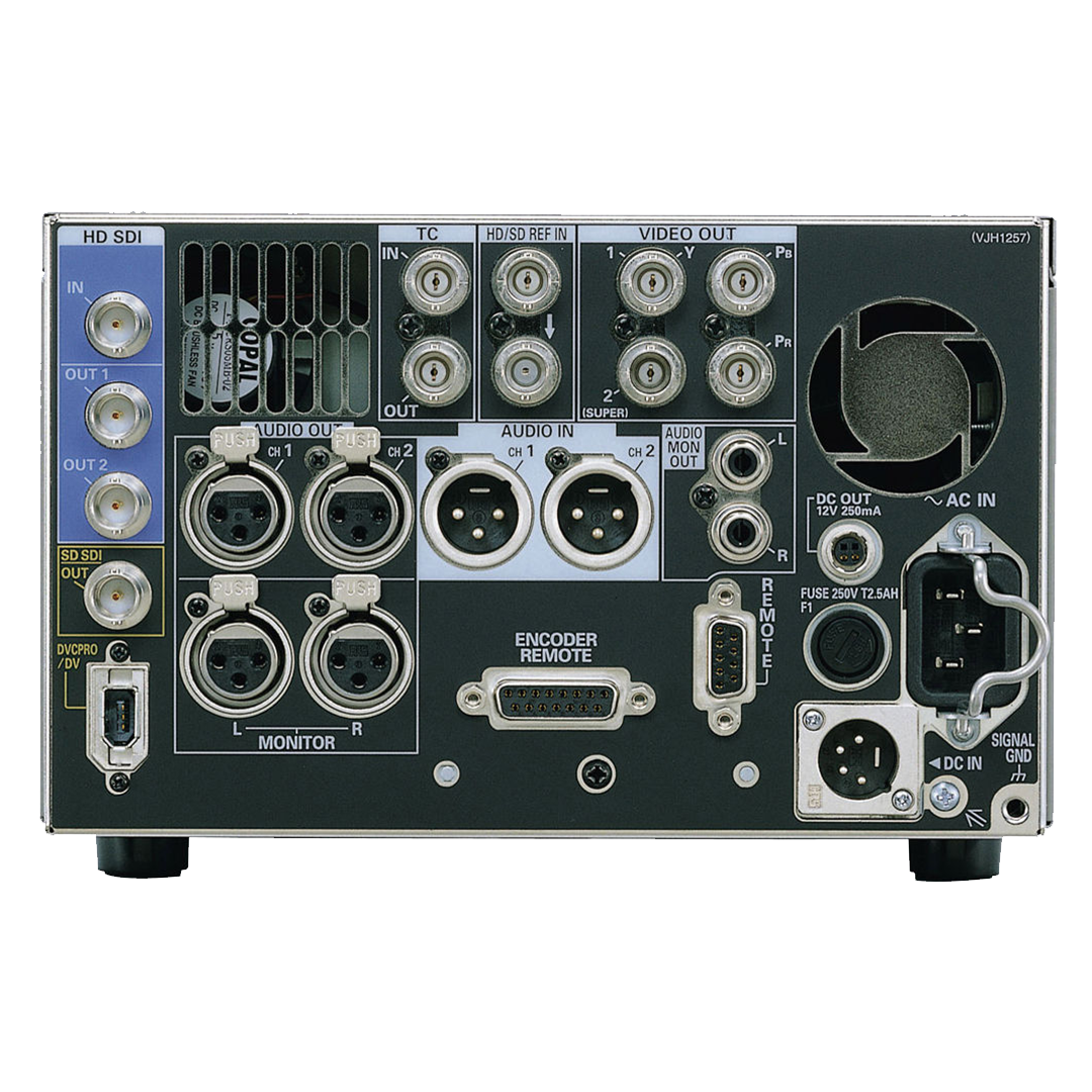 Panasonic DVCPro VTR - HD - Video Recorder - Panasonic AJ-HD1400 Panasonic DVCPro VTR - HD - Video Recorder - Panasonic AJ-HD1400
