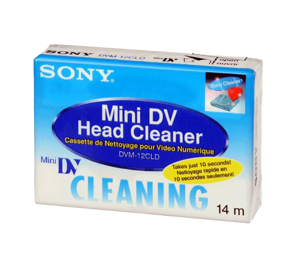 Sony MiniDV Head Cleaner - Head Cleaning Cassette - Sony DVM-12CLD