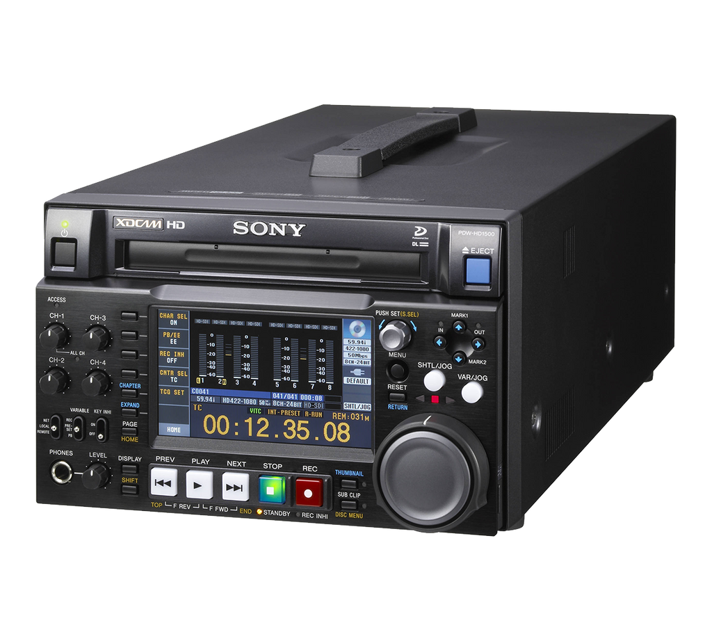 Sony XDCAM Recorder - HD - Compact - Sony PDW-HD1500